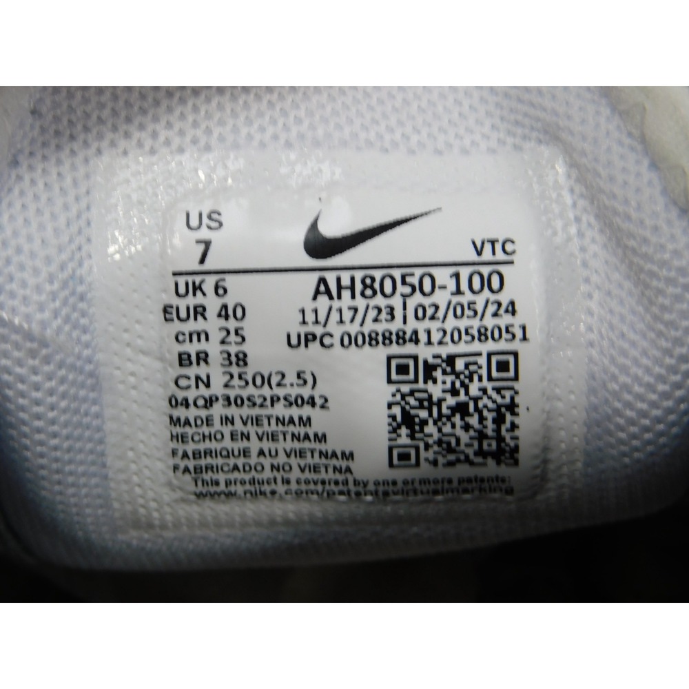 Nike Air Max 270 White Black Mens Size 7 US Running Shoes Sneakers AH8050-100 NI - Picture 11 of 11